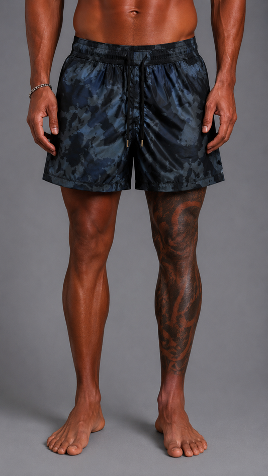 COSTUME DA MARE TIE DYE BLACK