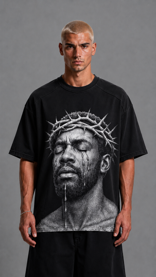 T-SHIRT JESUS BLACK