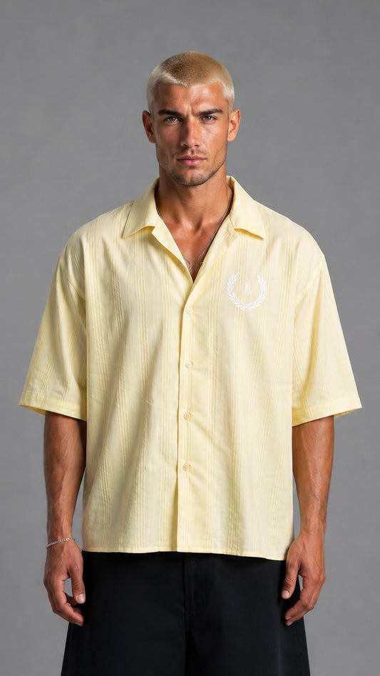CAMICIA BLACK CIRCUS YELLOW