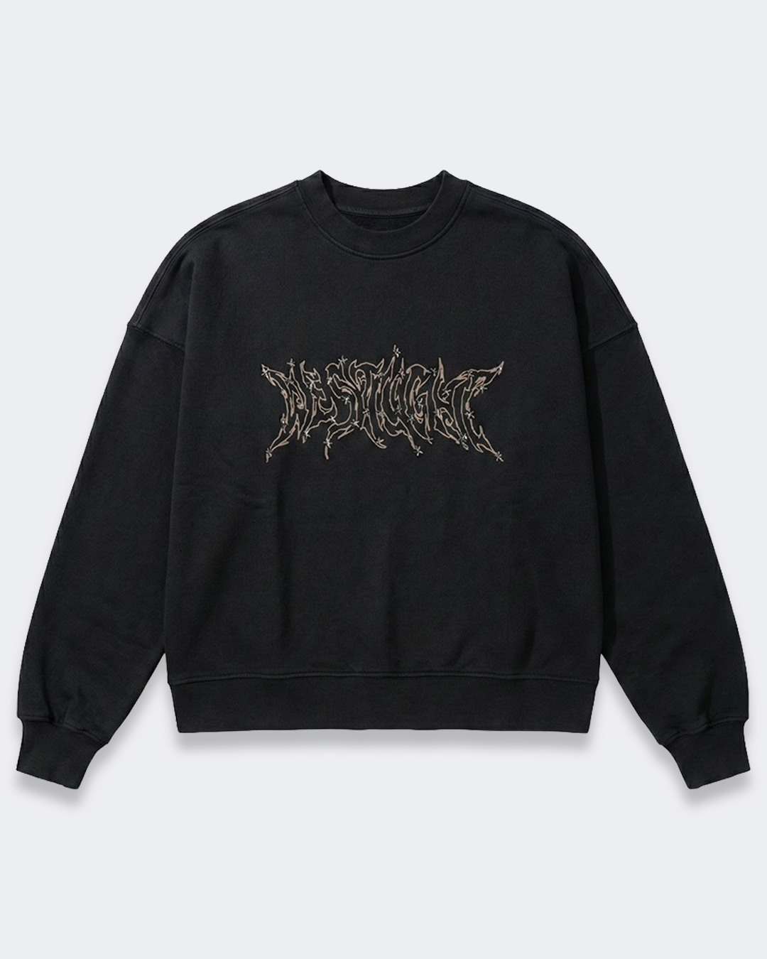 FELPA WEST LIGHT BORCHIE STAR BLACK