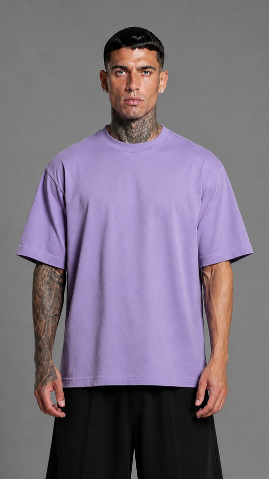 T-SHIRT BASIC LIGHT PURPLE