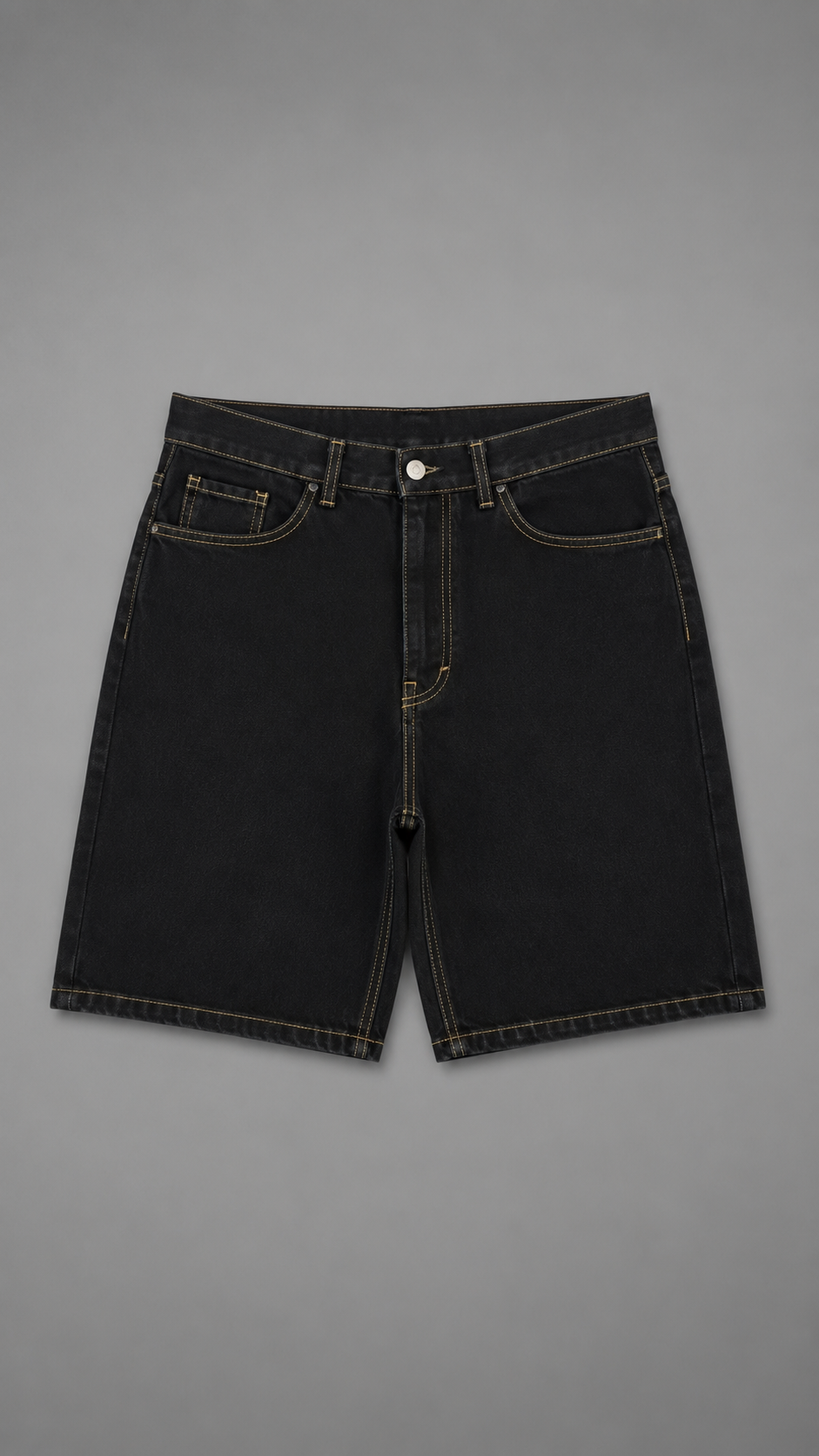 SHORTS IN DENIM DNM610 BLACK