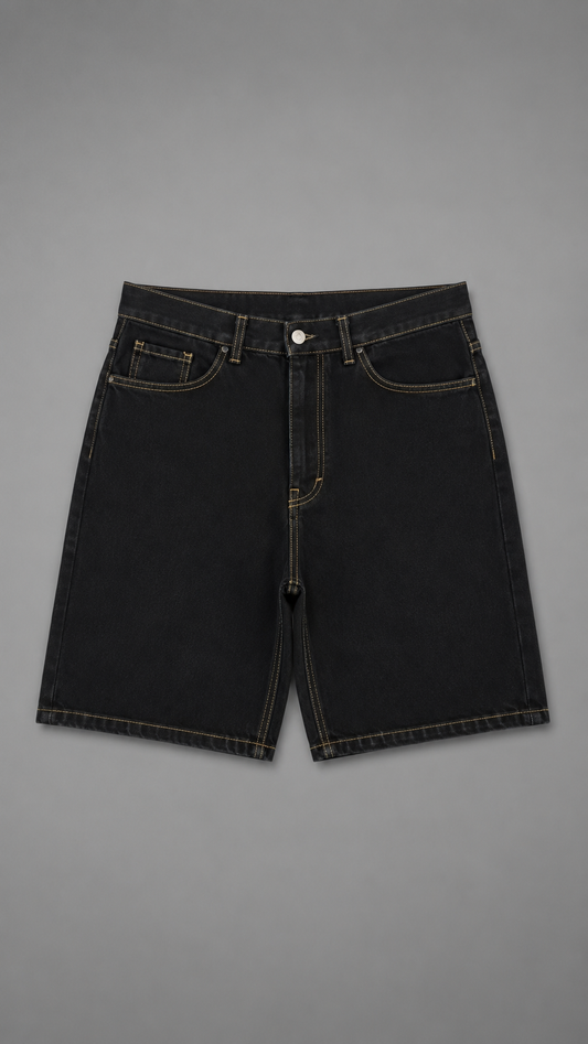 SHORTS IN DENIM DNM610 BLACK