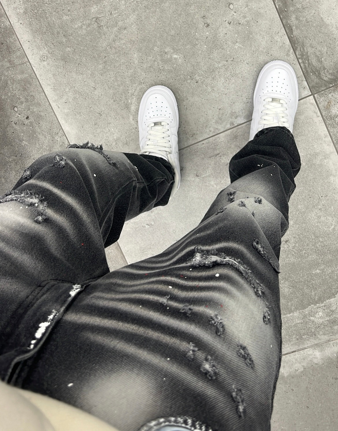 JEANS MOD. DSQ2 PRINT BLACK