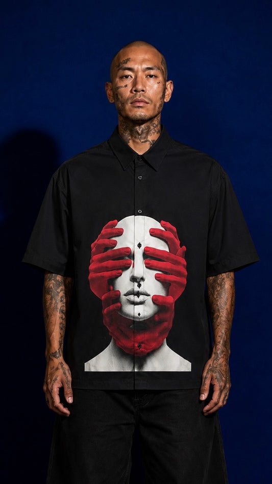 CAMICIA FACE BLACK