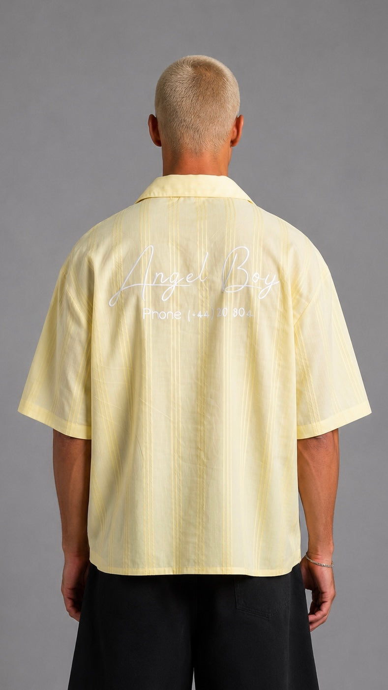 CAMICIA BLACK CIRCUS YELLOW