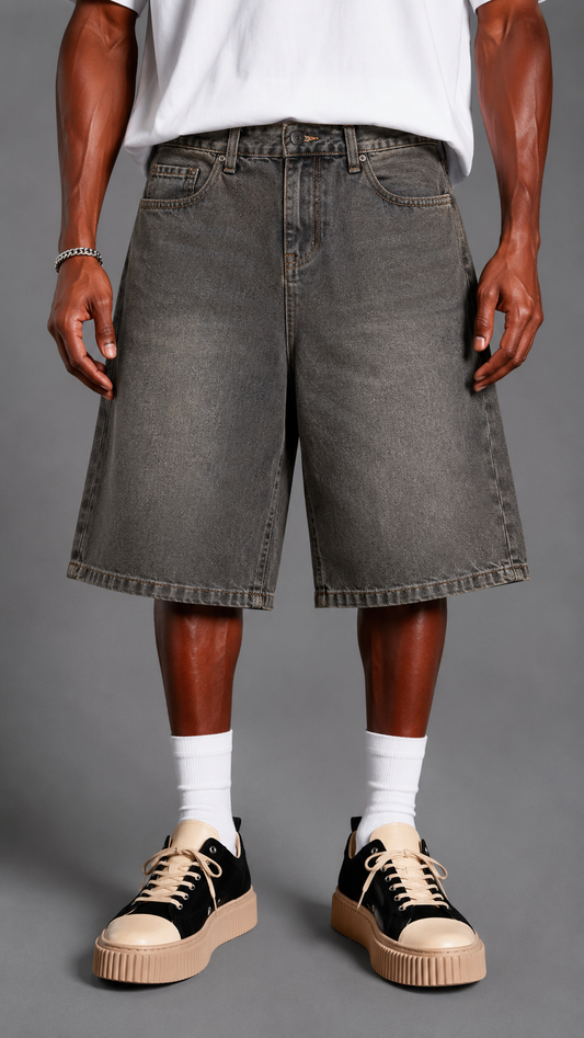 SHORTS WASHED BROWN 0623