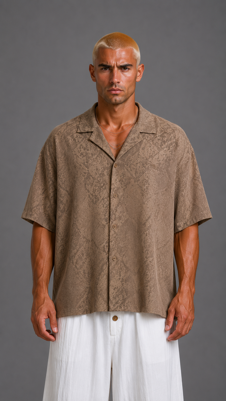 CAMICIA 815282 BROWN