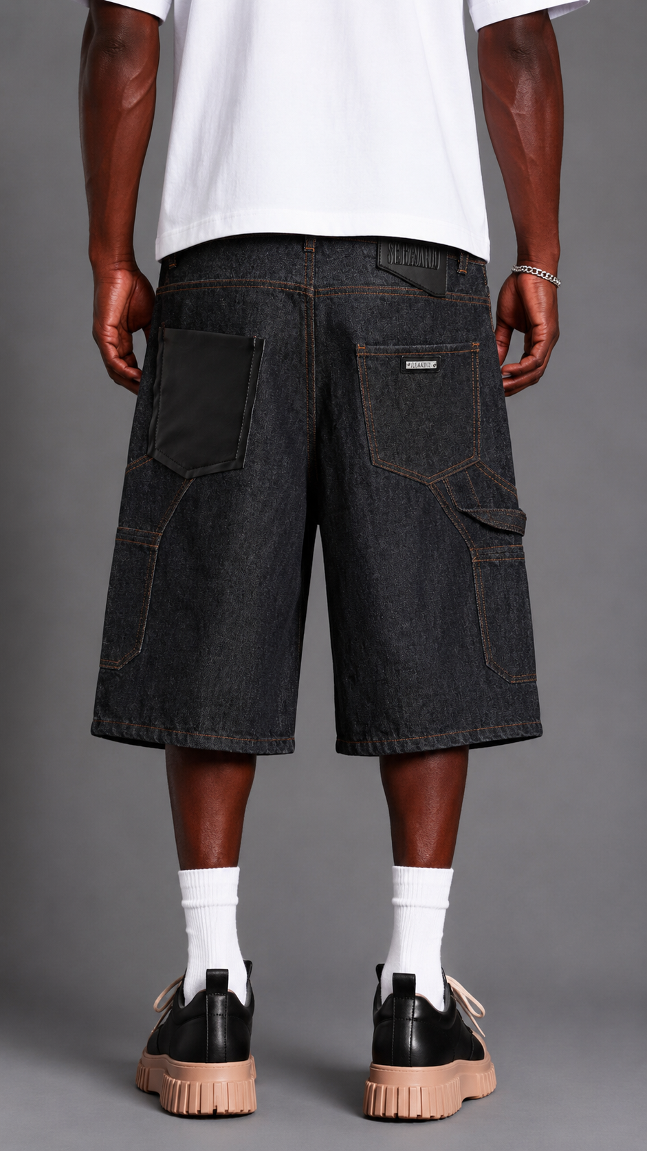 SHORTS SHINY BLACK