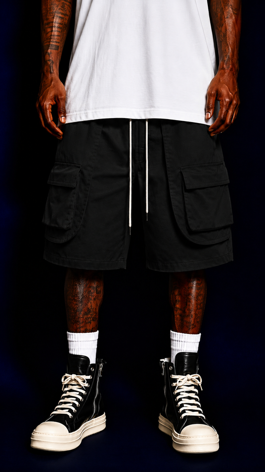 SHORTS POCKETS BLACK