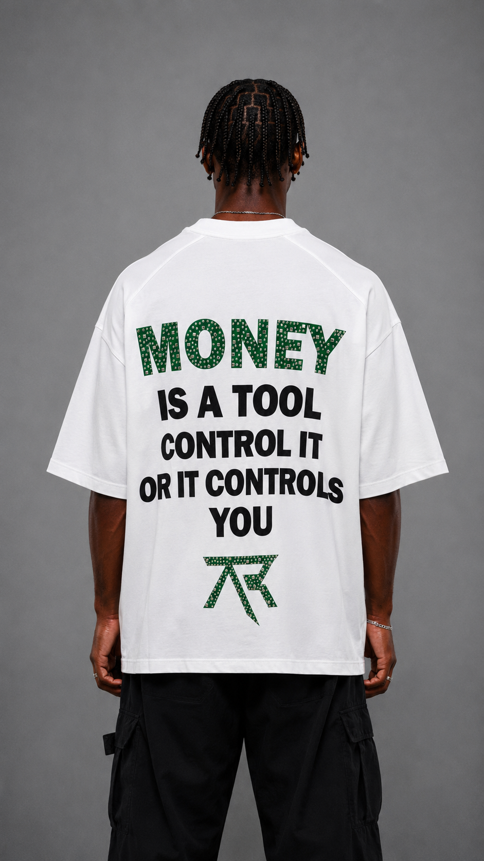T-SHIRT MONEY DIAMOND WHITE