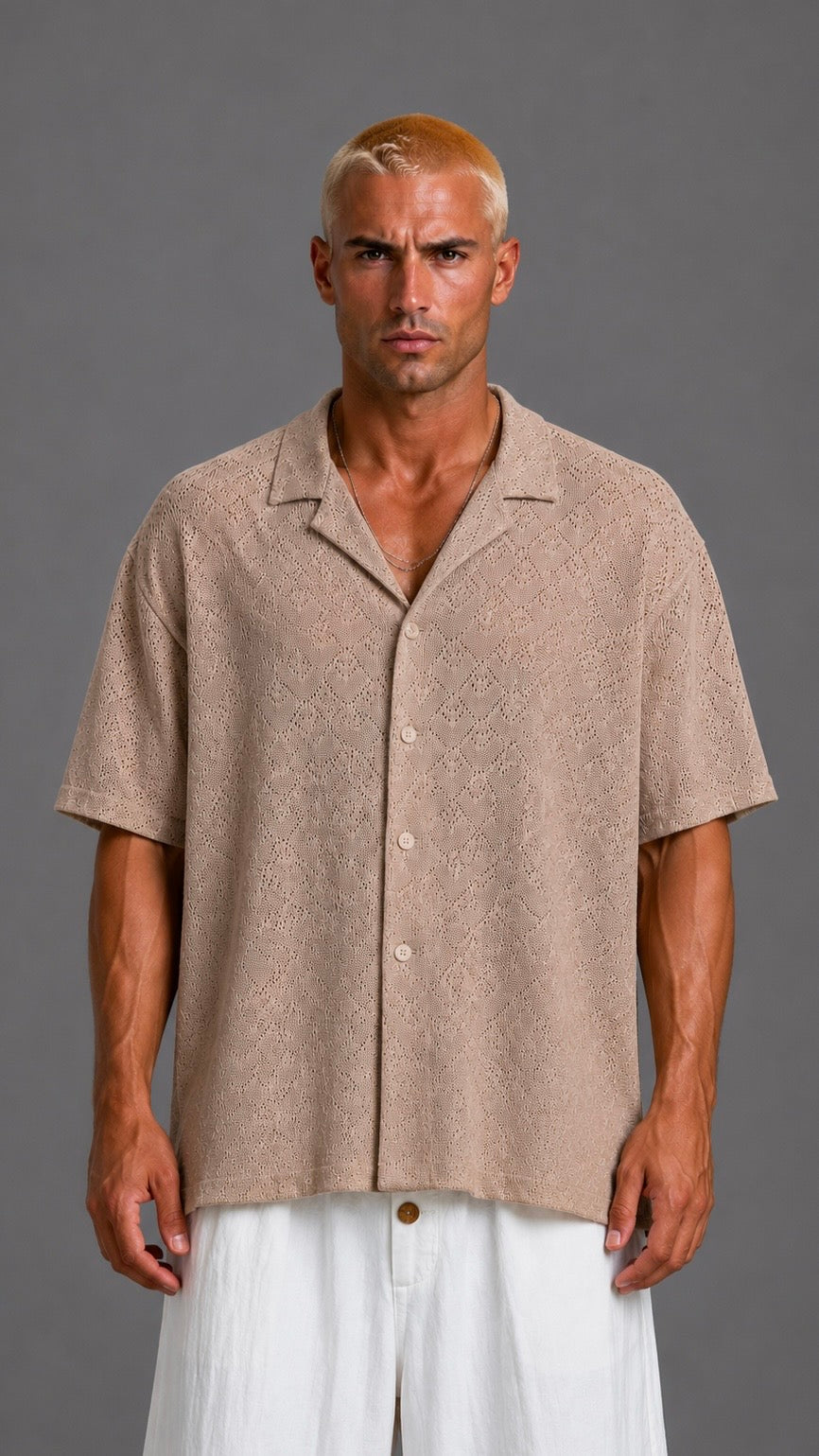 CAMICIA 815261 BROWN