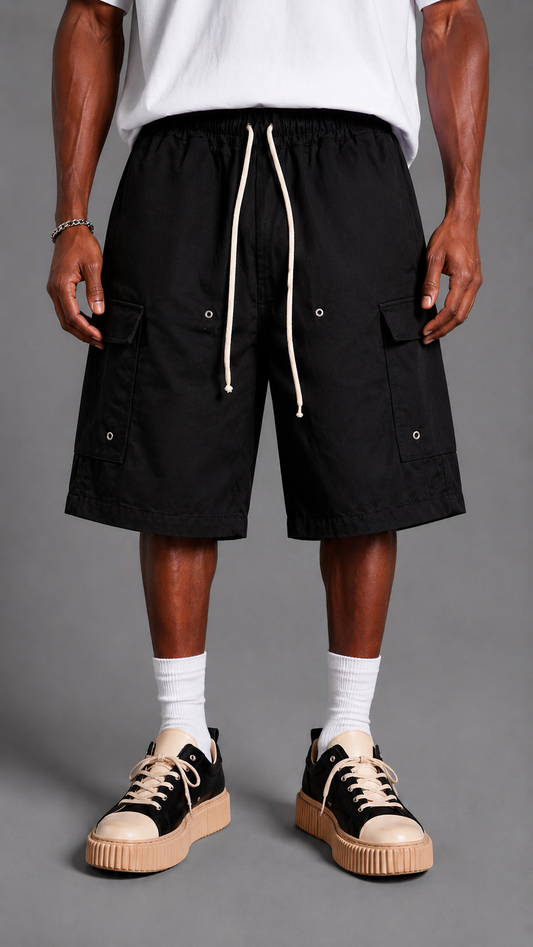 SHORTS TASCONATO BLACK CIRCUS BLACK