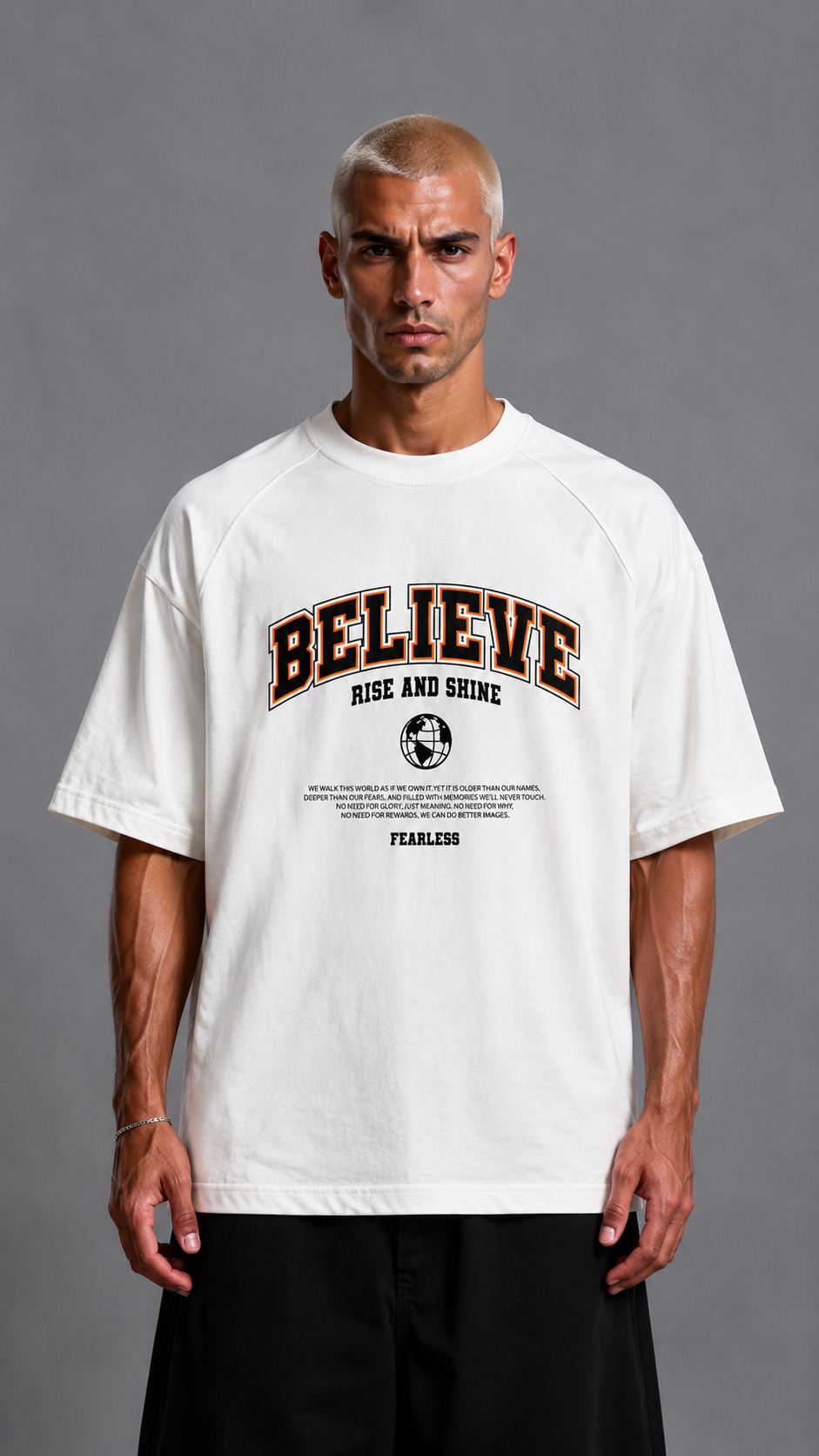 T-SHIRT BELIEVE WHITE