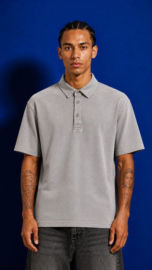 POLO WASHED GREY