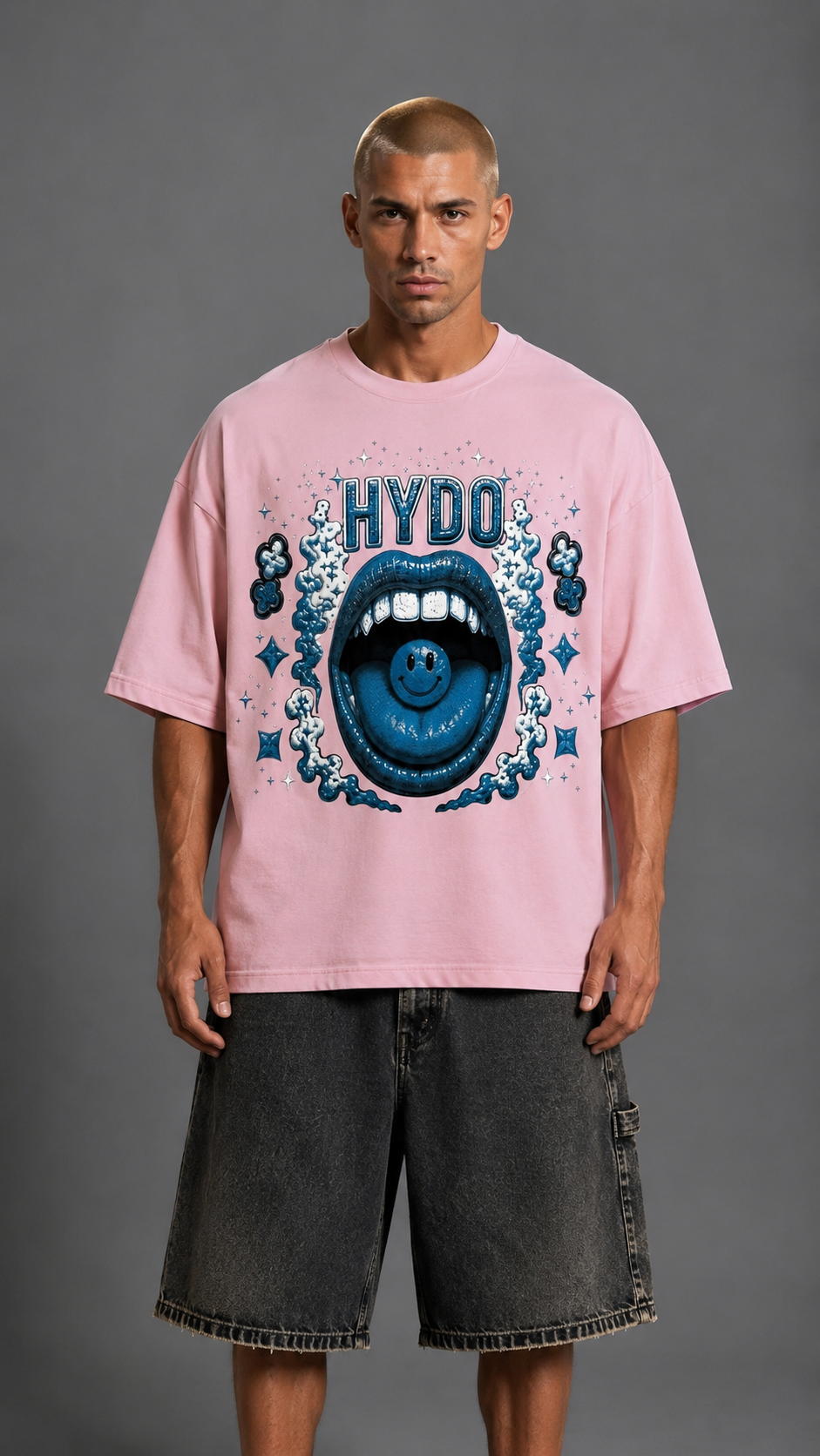 T-SHIRT SMILE HYDO PINK