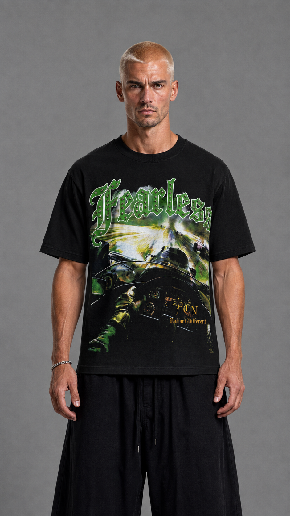 T-SHIRT FEARLESS BLACK