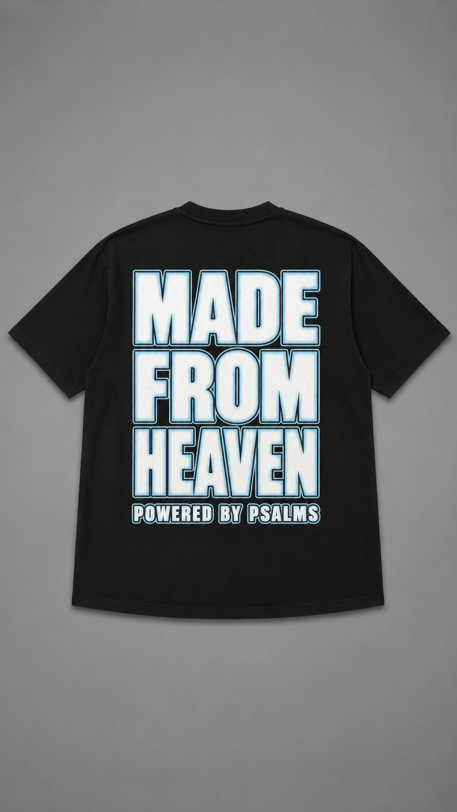 T-SHIRT PSALMS PRAY BLACK