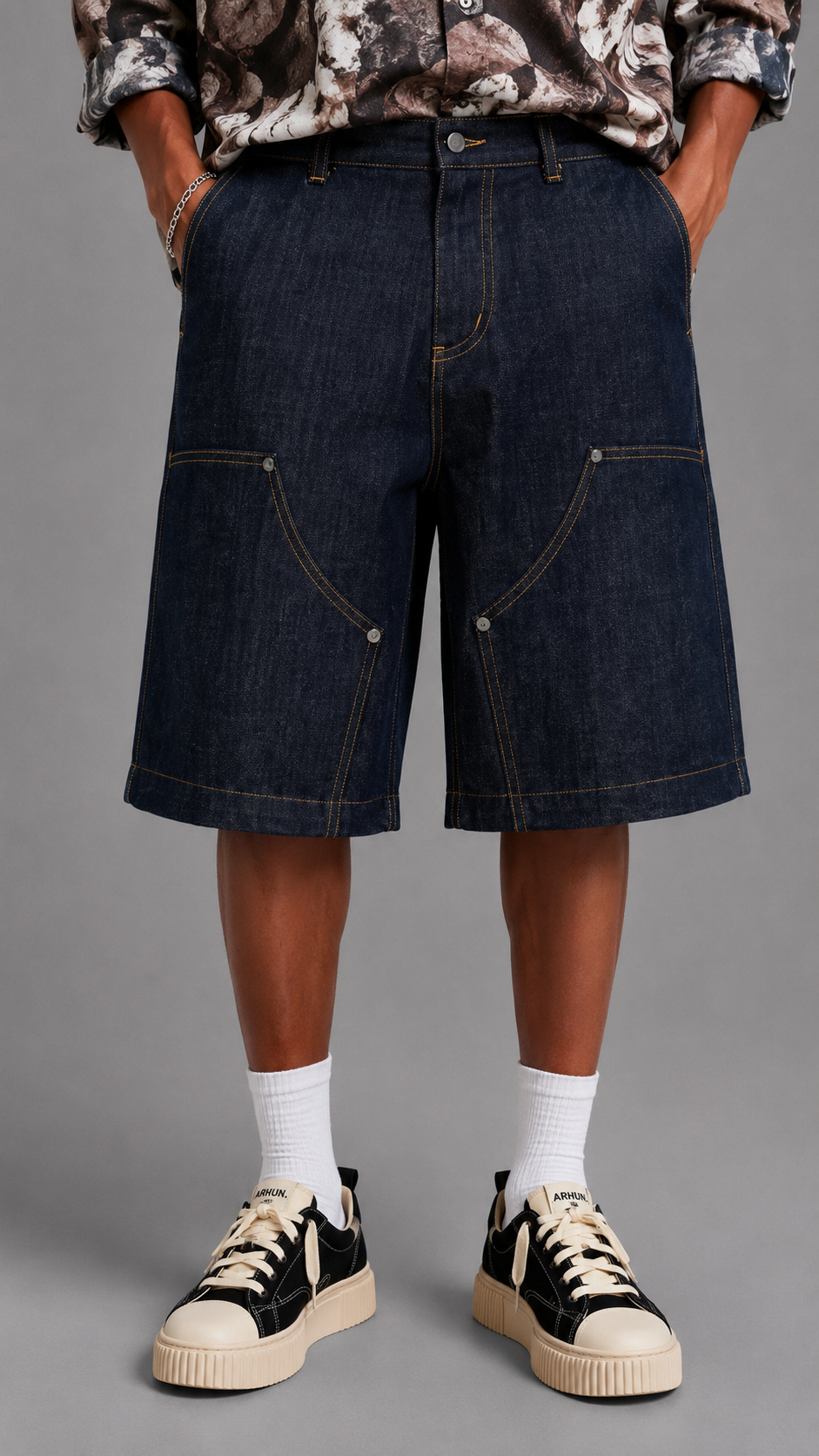 SHORTS CARPENTER CON TASCHE QUADRI