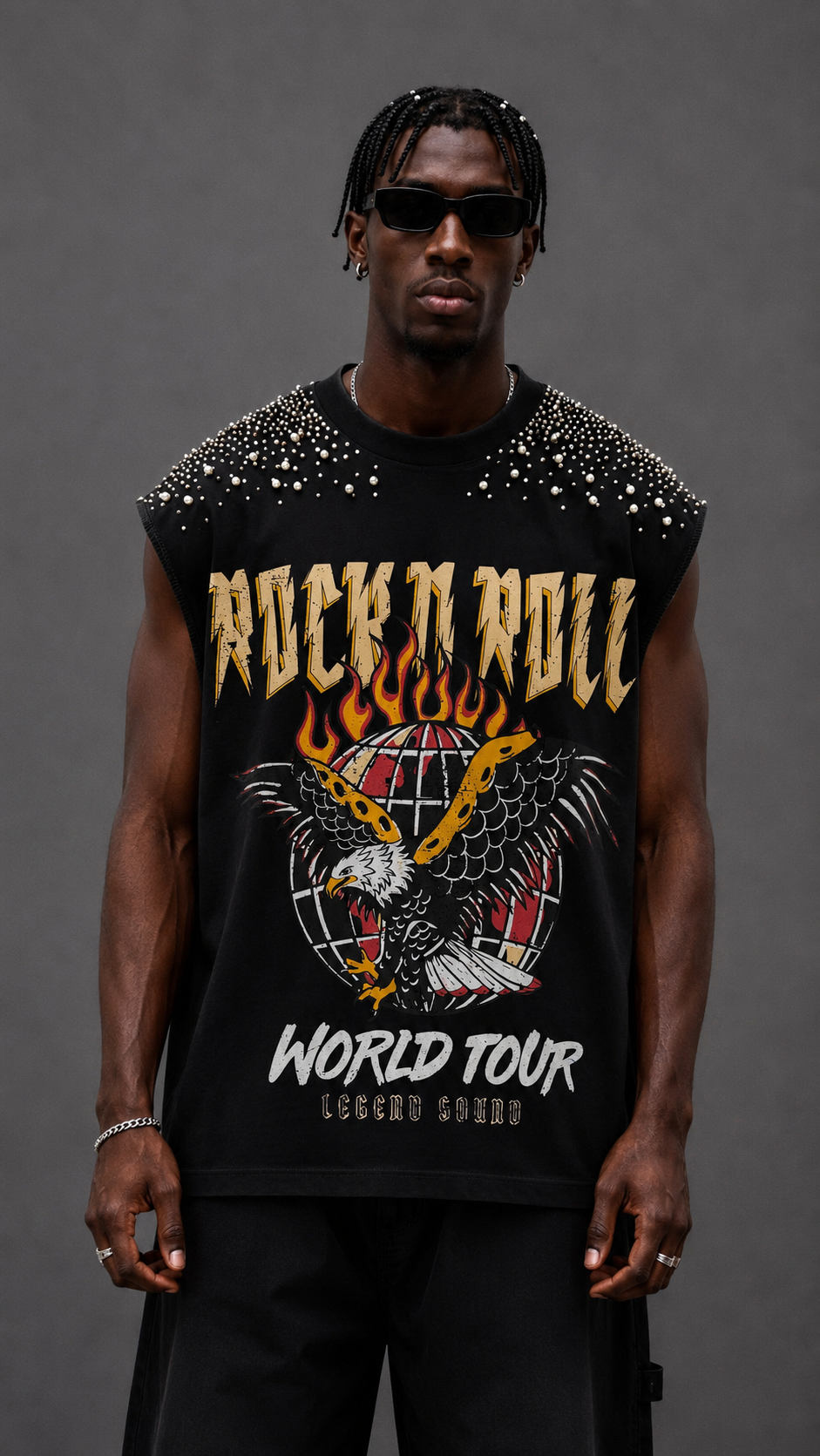 CANOTTA ROCK STRASS BLACK