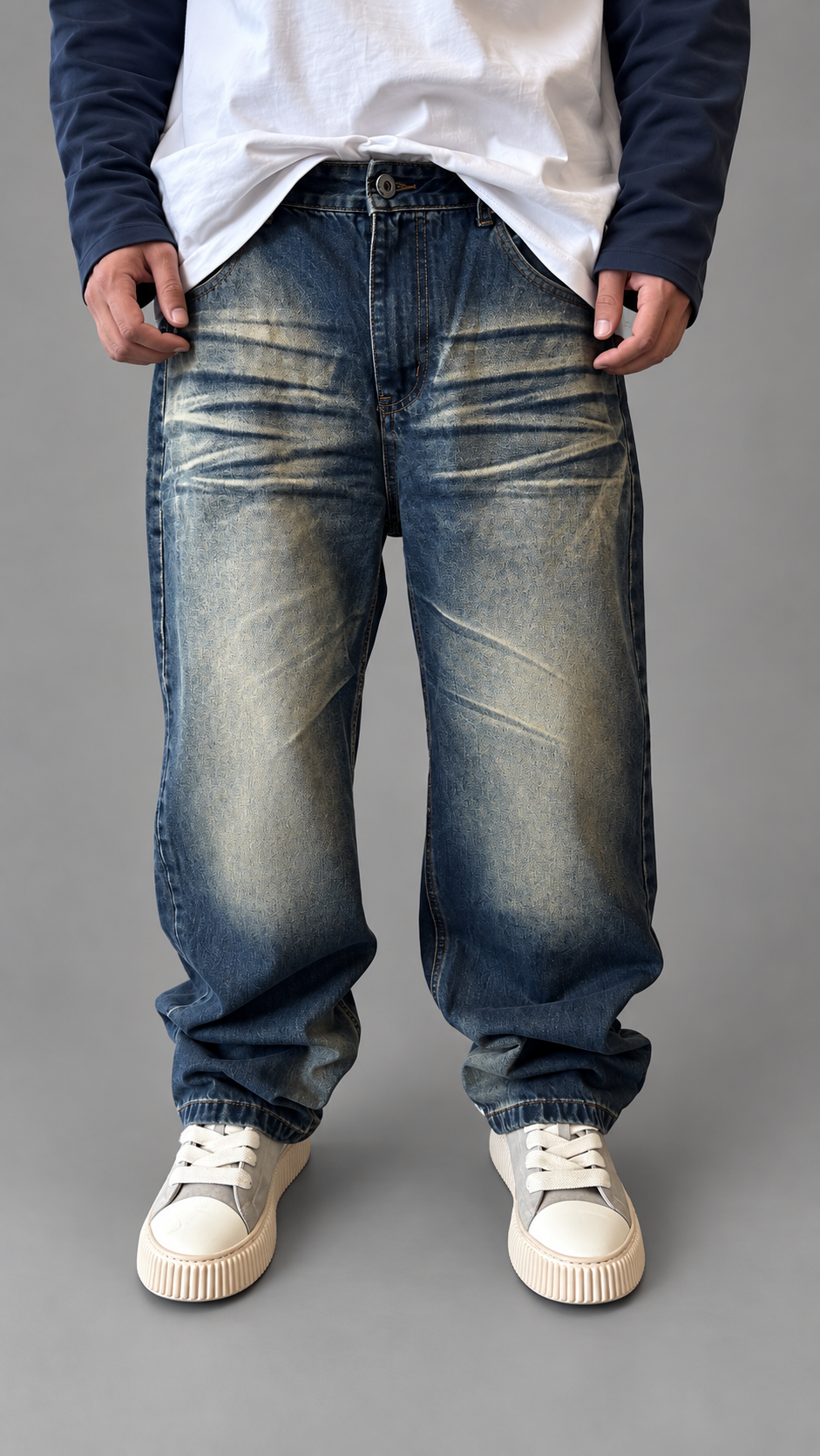 JEANS BAGGY YX3896
