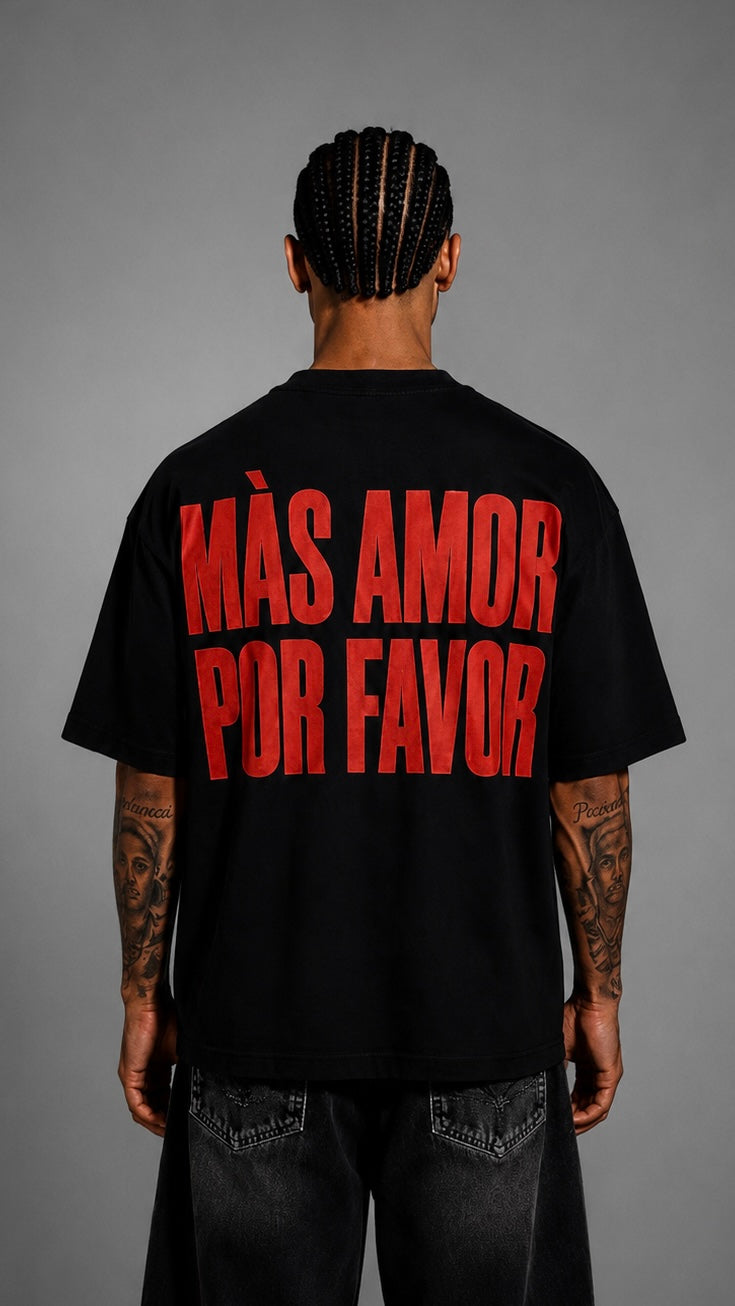 T-SHIRT AMOR BLACK