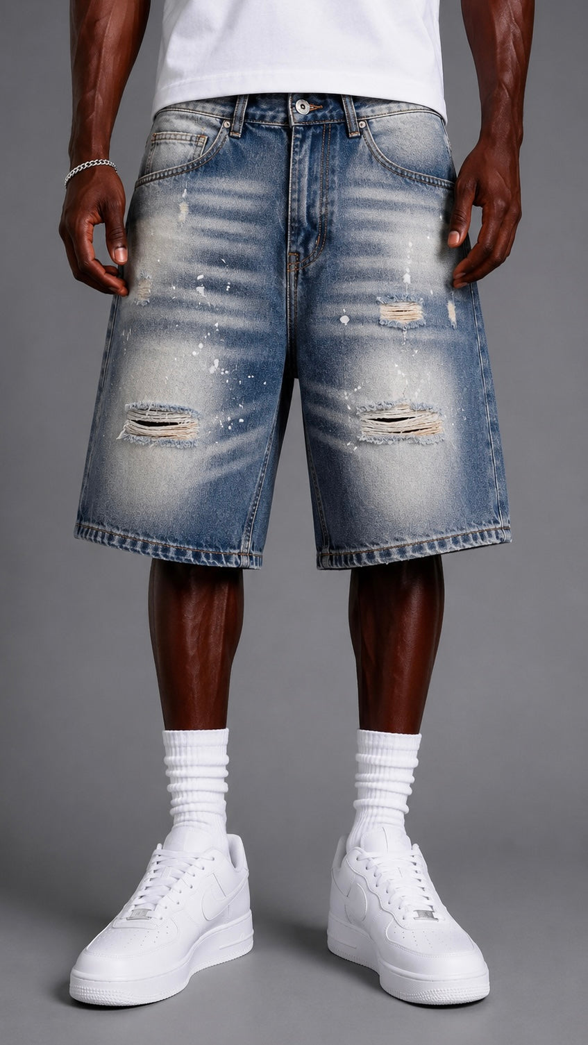 SHORTS IN DENIM 0630