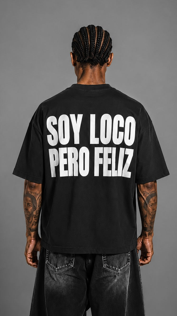 T-SHIRT SOY LOCO BLACK