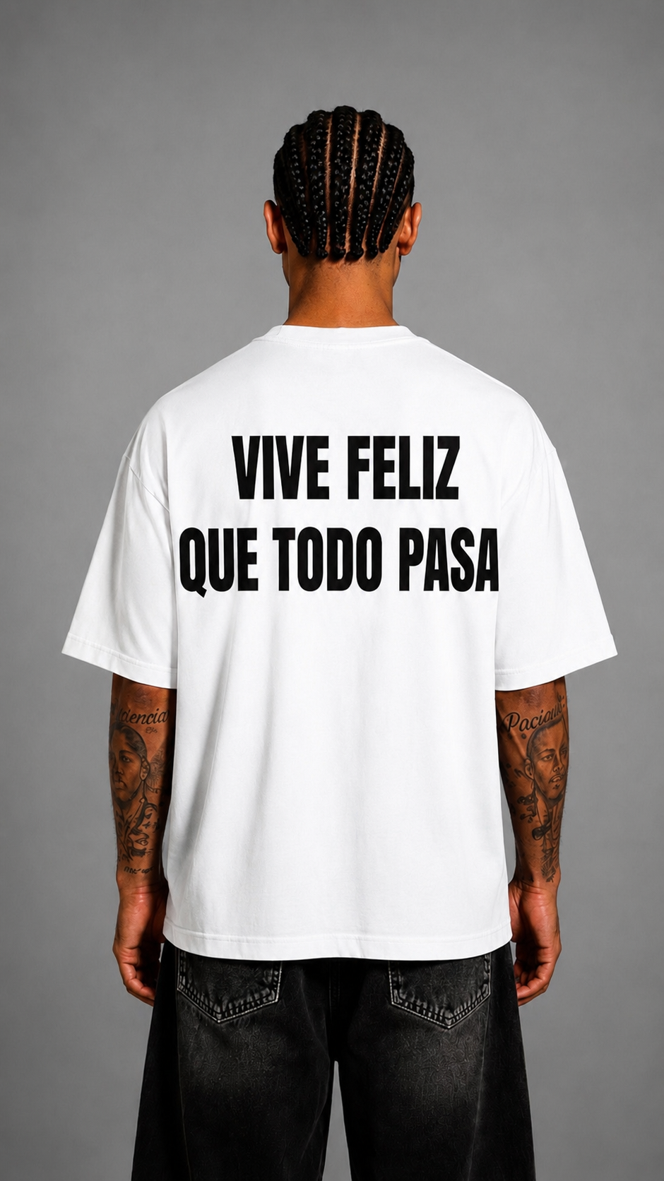 T-SHIRT VIVE FELIZ WHITE