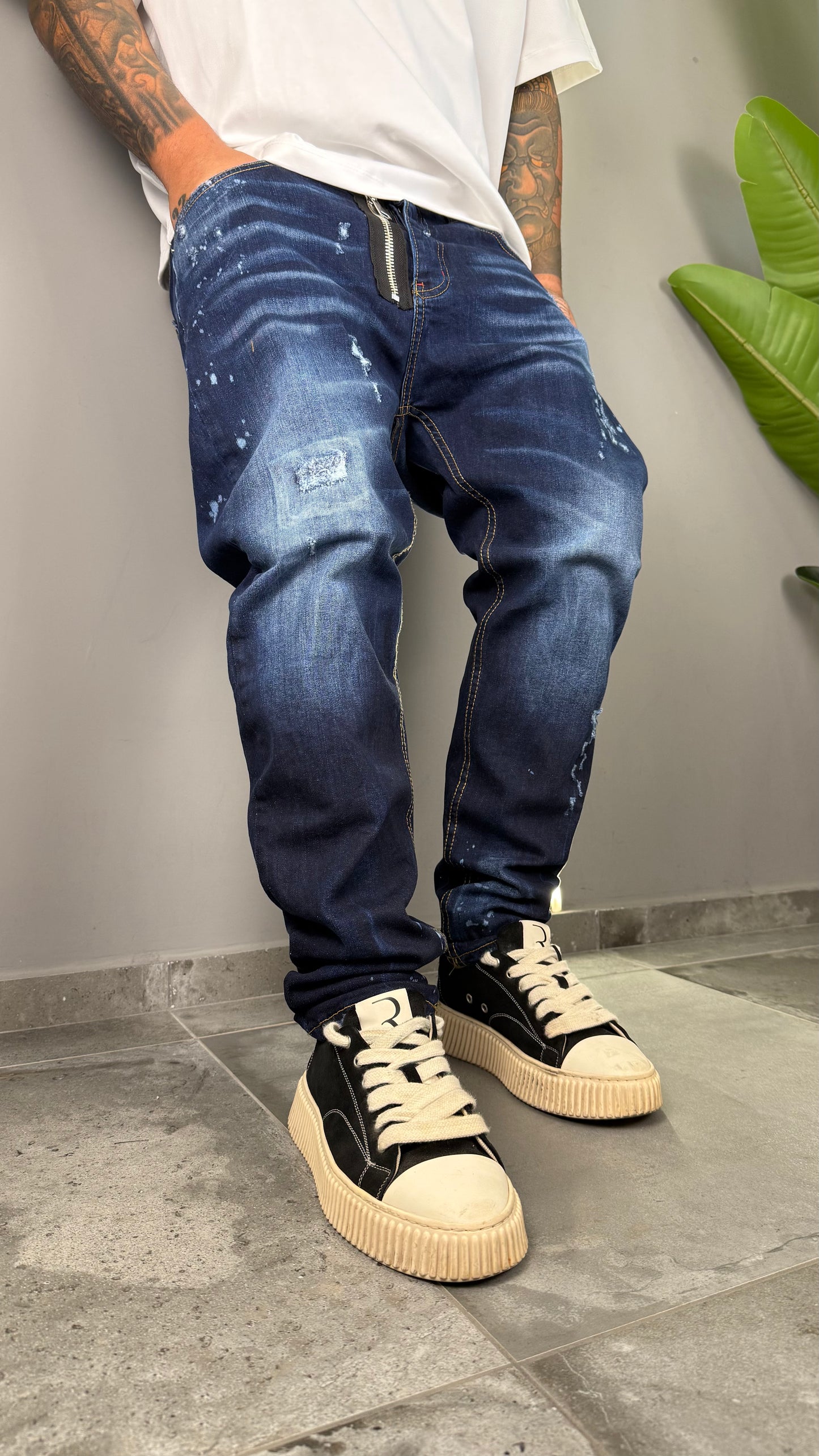 JEANS MOD. DSQ NIGHT BASE BLUE CIANOTIC