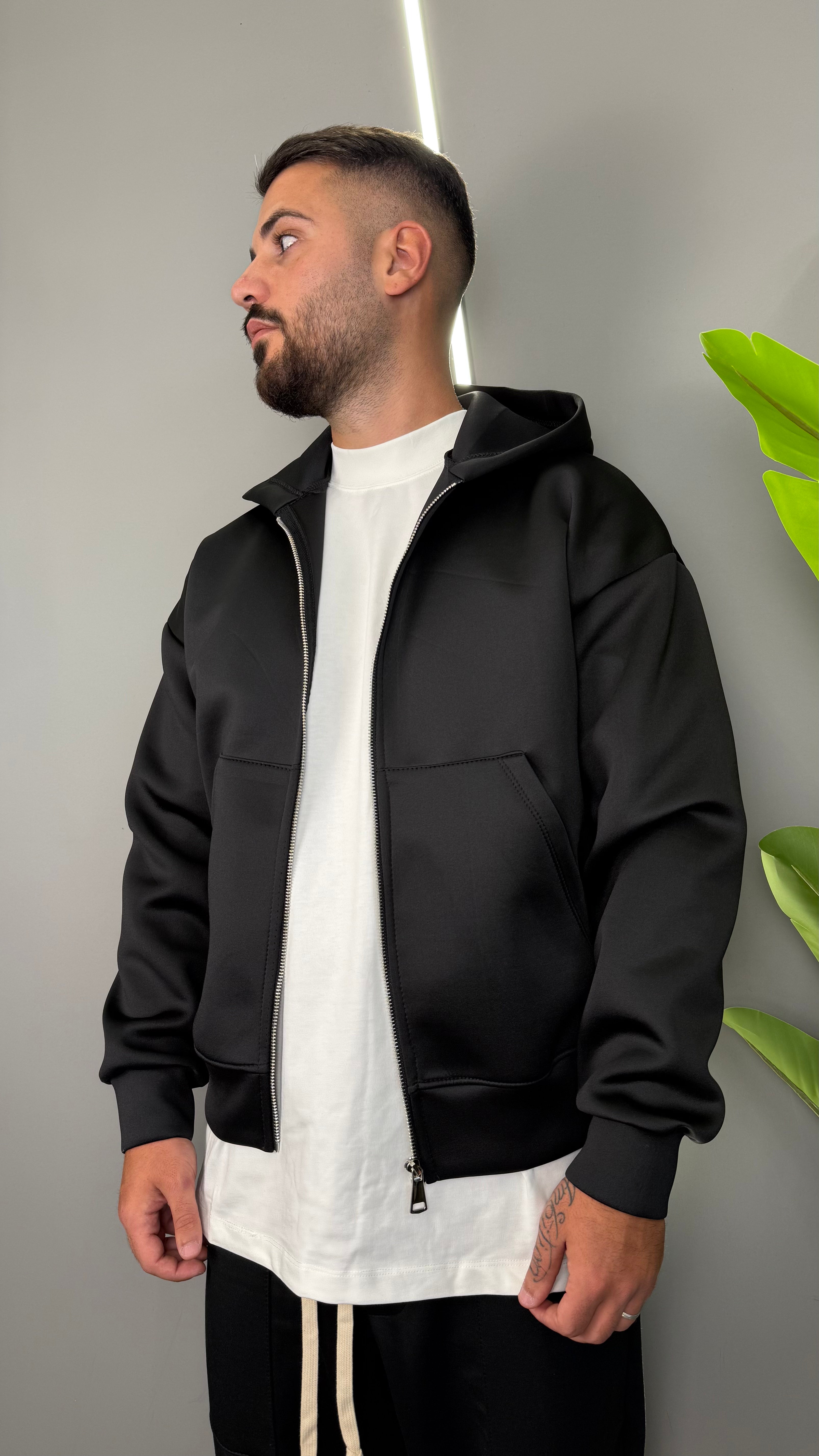 FELPA SCUBA CON CAPPUCCIO