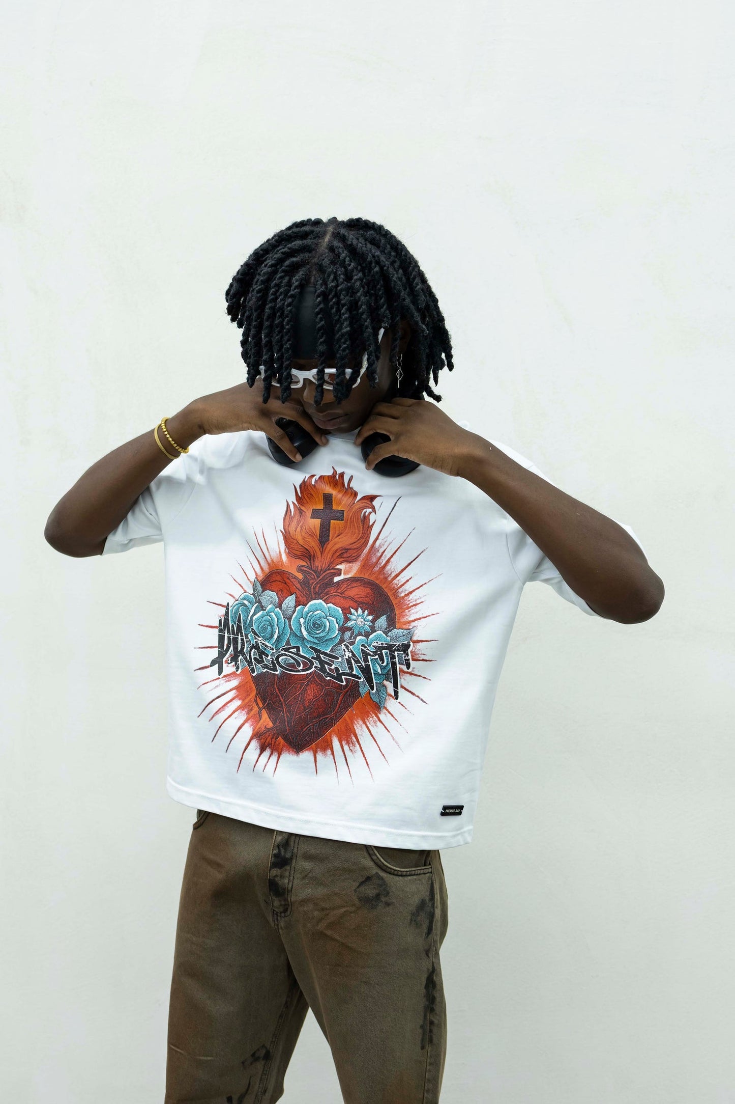 T-SHIRT HEART AND ROSES PD