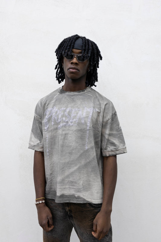 T-SHIRT WASHED E STAMPA