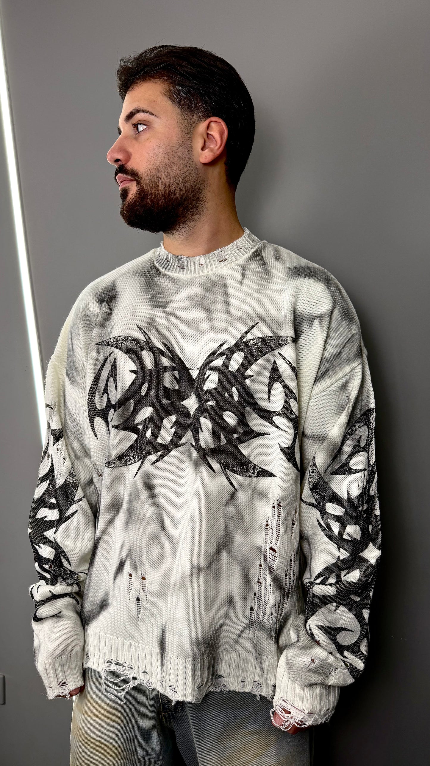 PULLOVER SAVAGE DYE CIANOTIC