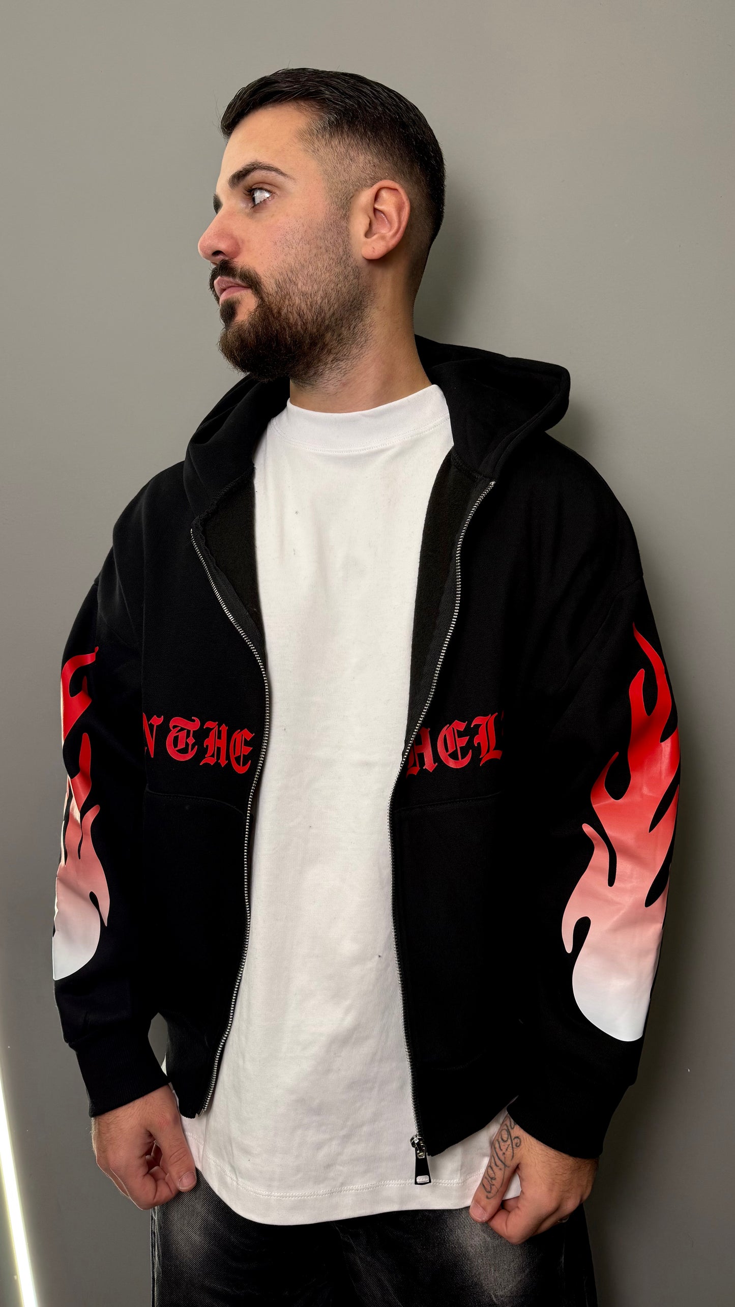 FELPA FLAME SAINT BNK BLACK