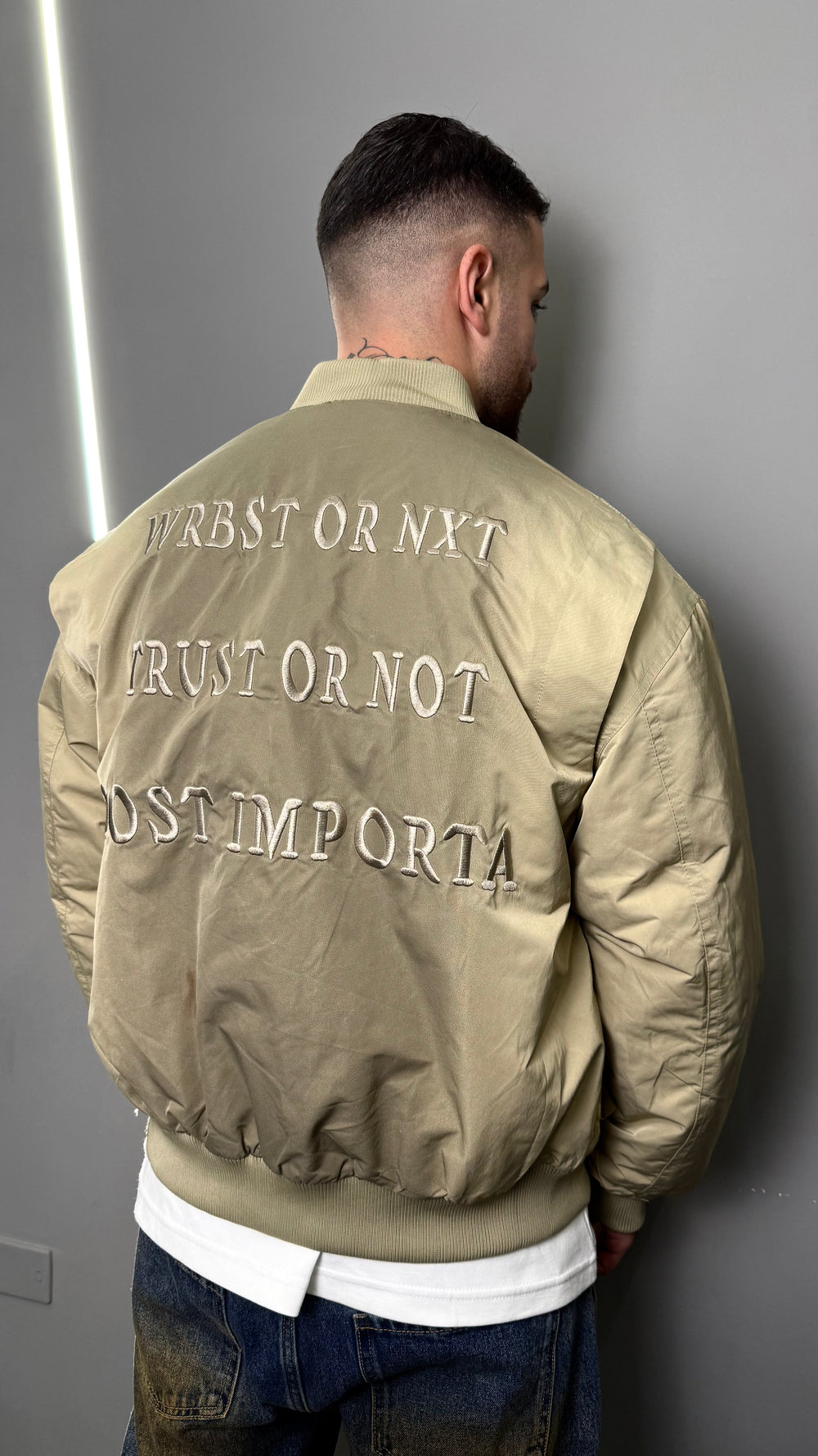 JACKET DEGRADE' TRUST CREAM