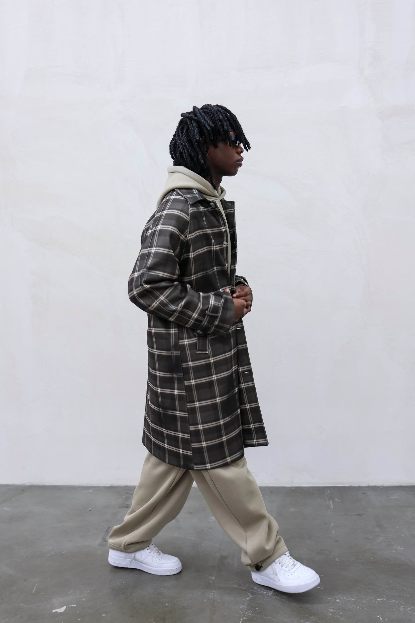 CAPPOTTO CHECK BROWN