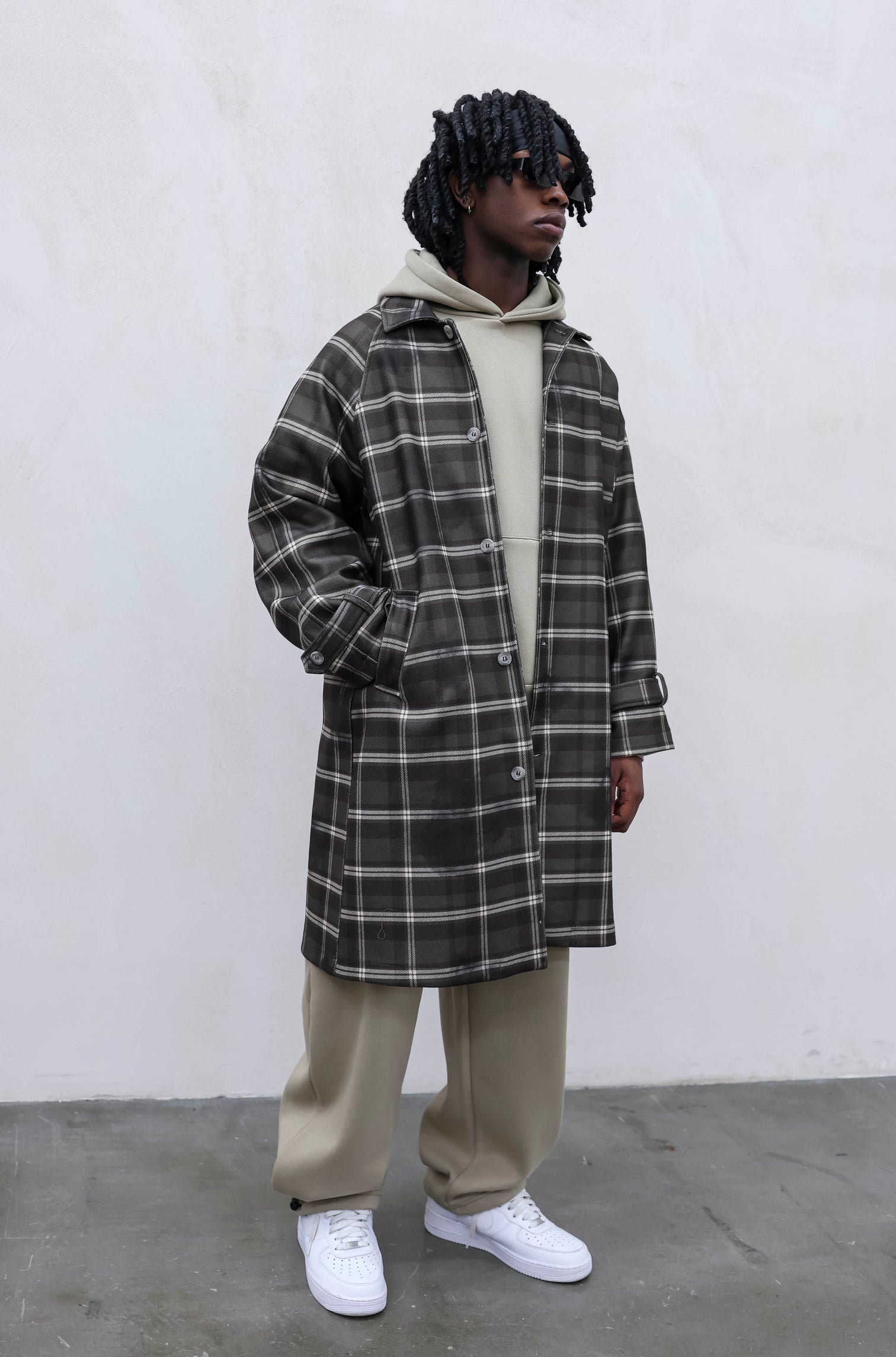 CAPPOTTO CHECK BROWN