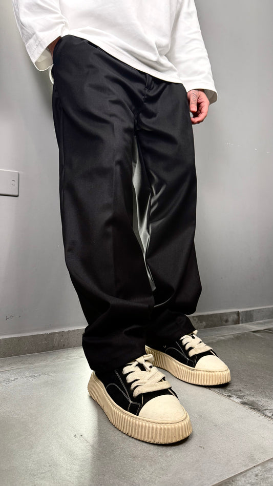 PANTALONE PALAZZO ARCHIIVE BLACK