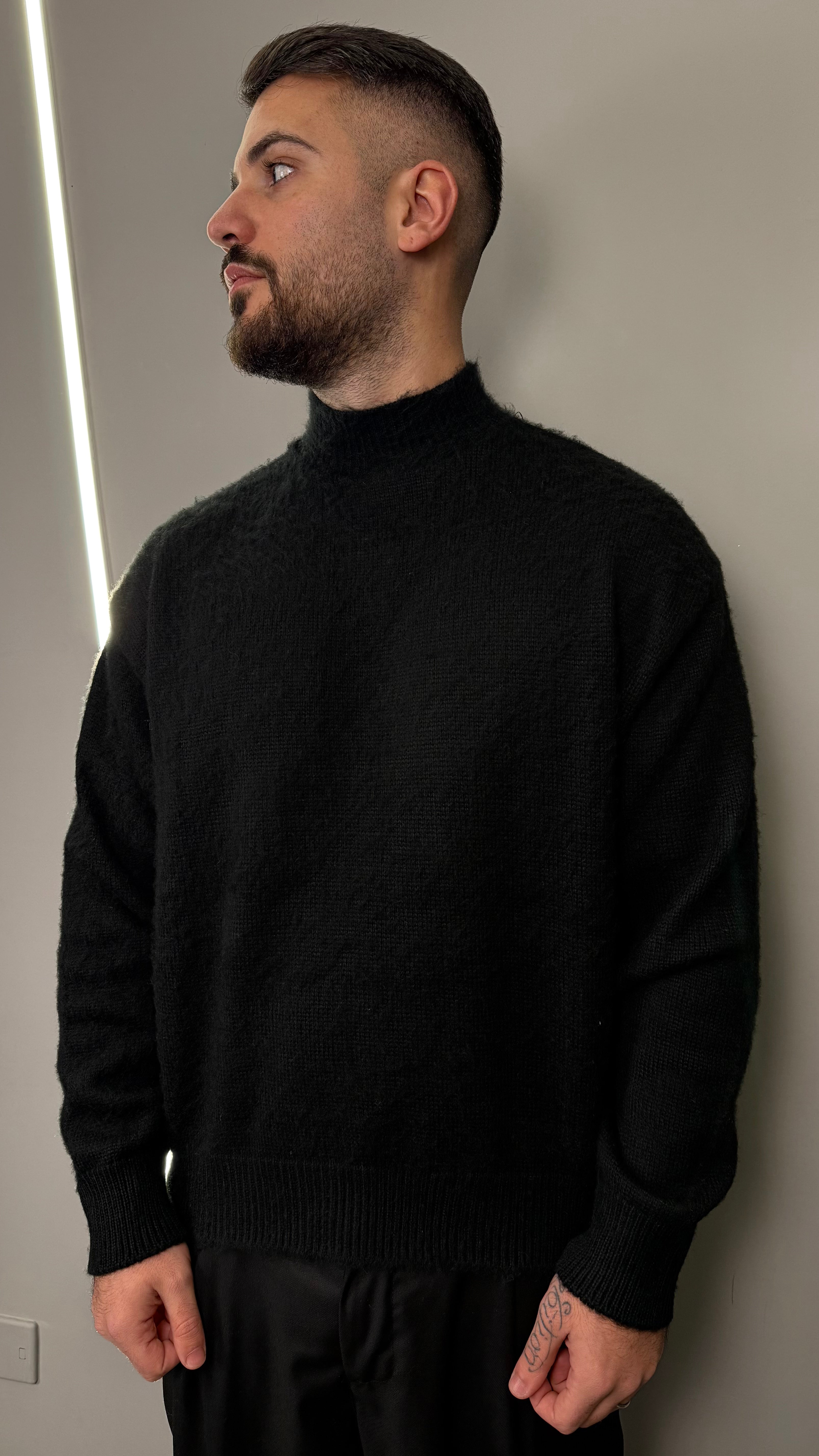 PULLOVER BEAR AR003 BLACK