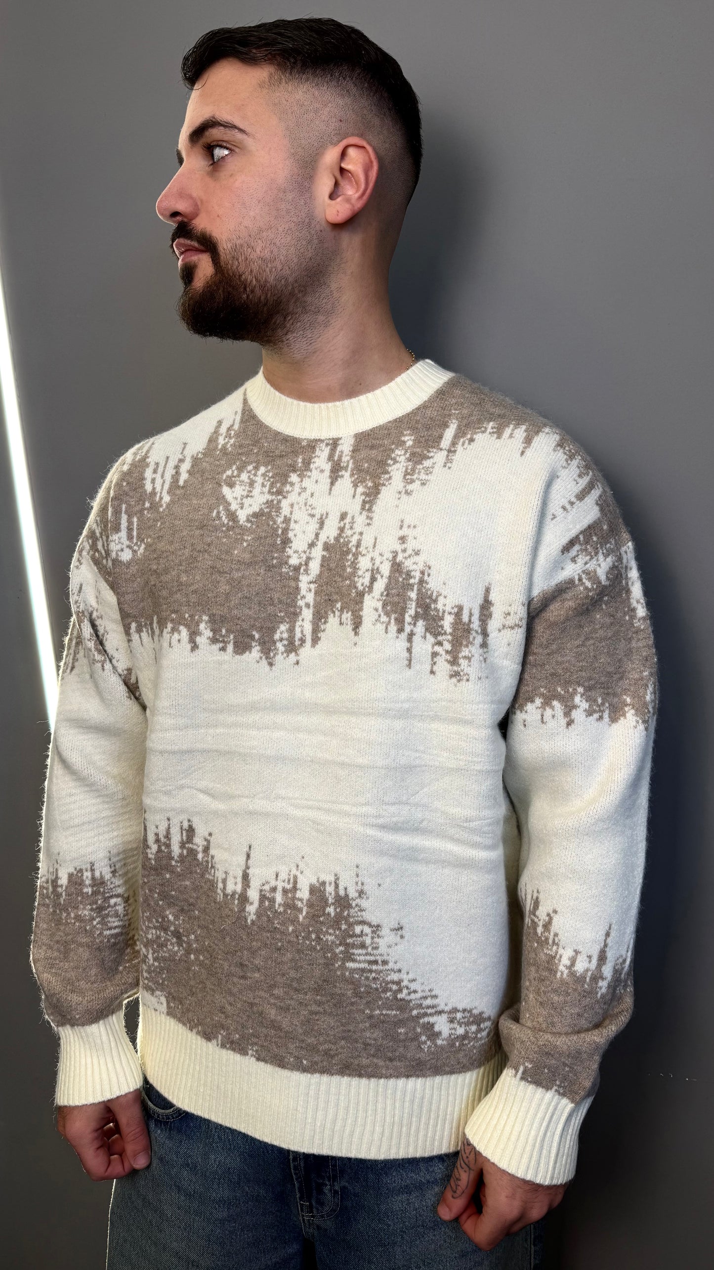 PULLOVER ABSTRACT CAMEL 86148