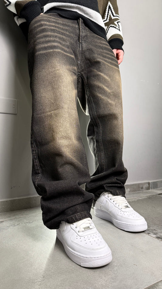 JEANS BAGGY BROWN PS2050