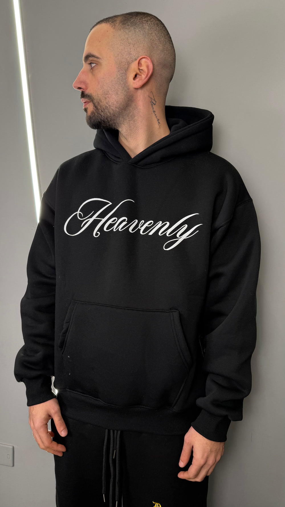 FELPA DEPENDENCIA HEAVENLY BLACK