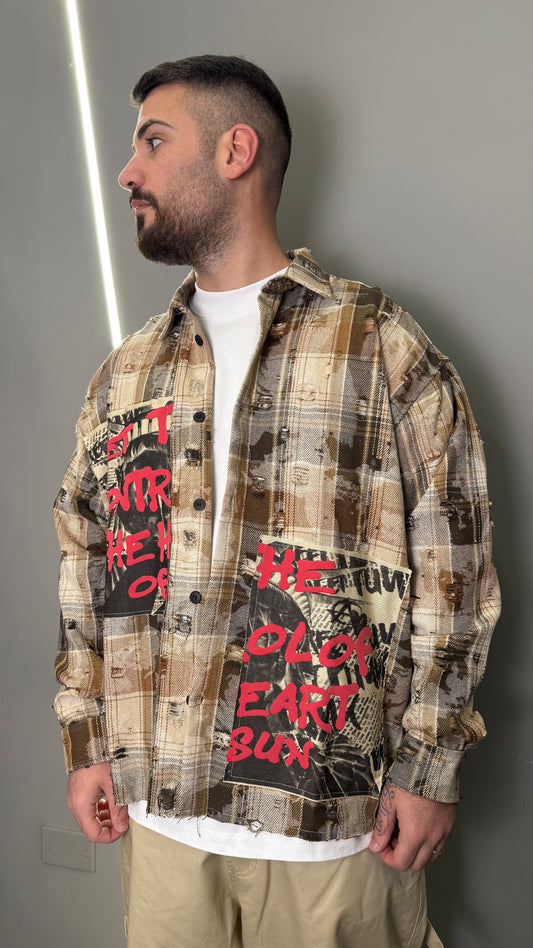 CAMICIA CHECK DESTROYED BNK