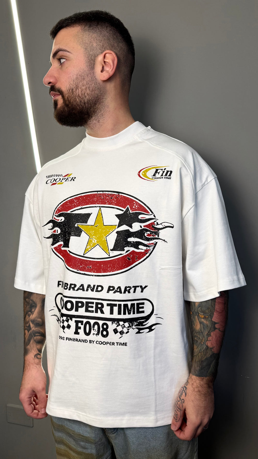 T-SHIRT COOPER WHITE