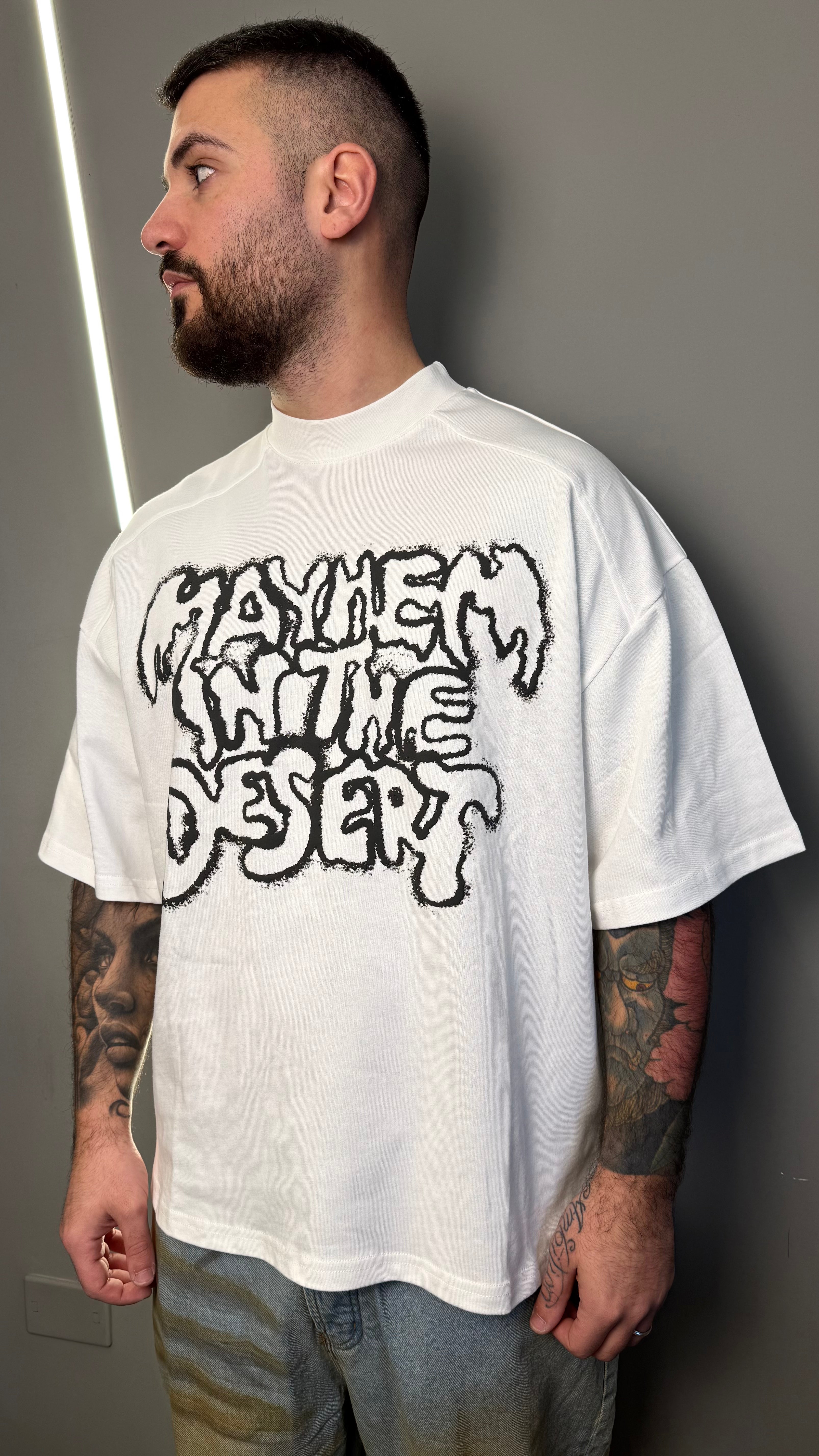 T-SHIRT MAYHEM WHITE