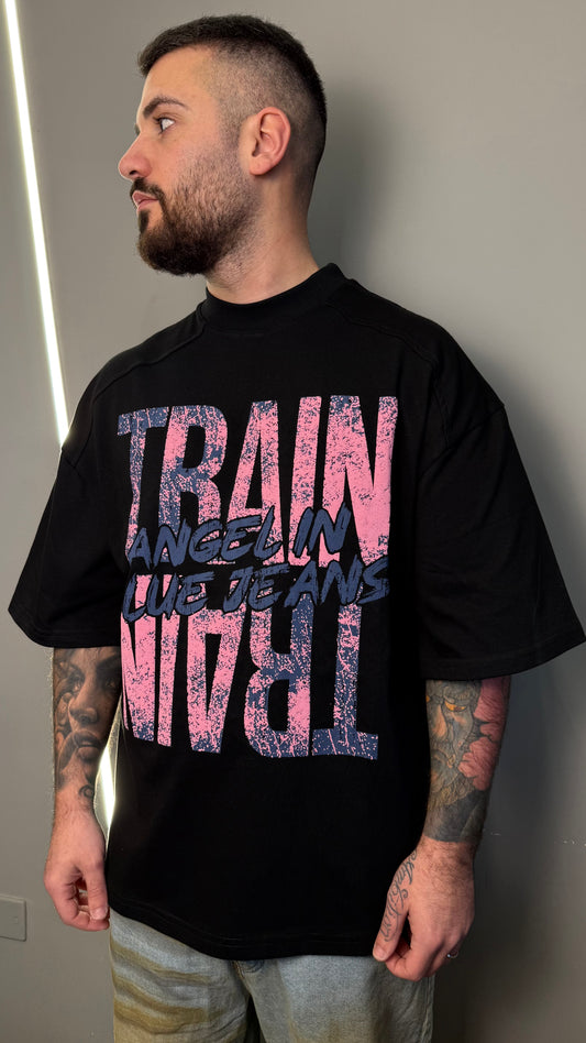 T-SHIRT TRAIN BLACK