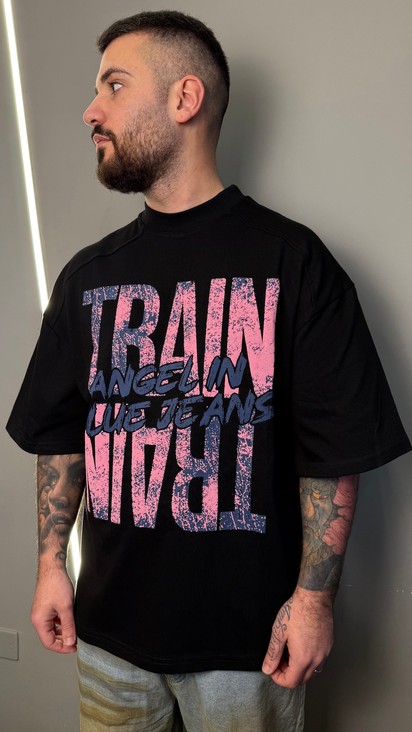T-SHIRT TRAIN BLACK