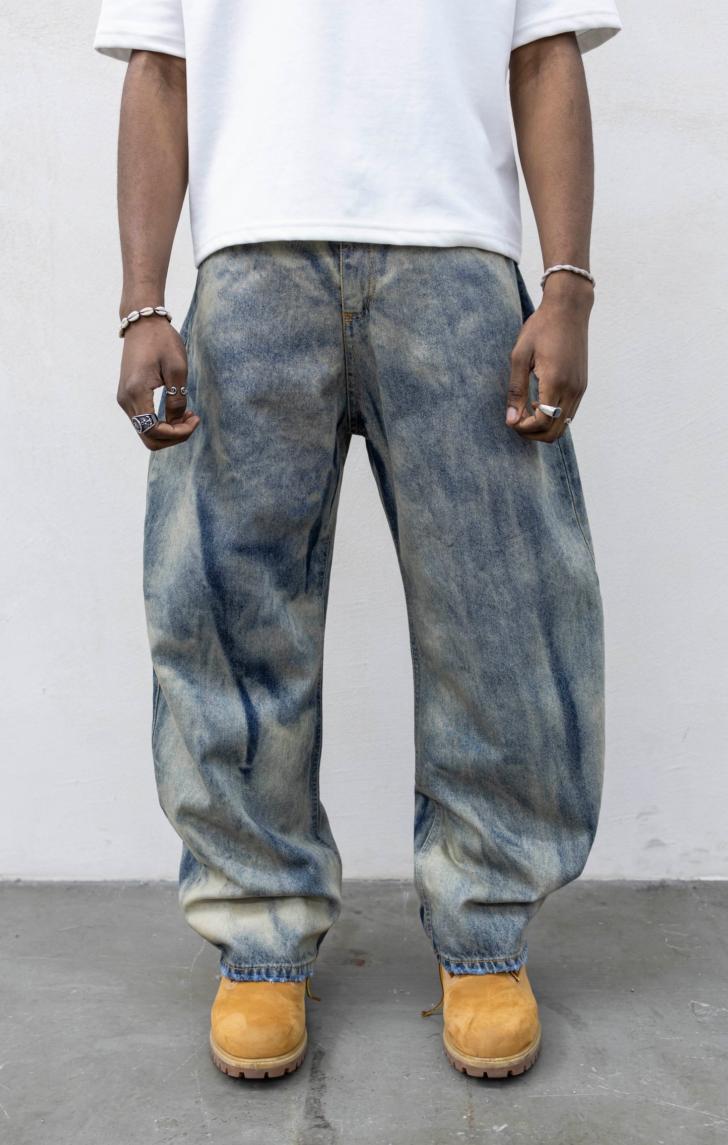 JEANS BALOON PRESENT BLUE