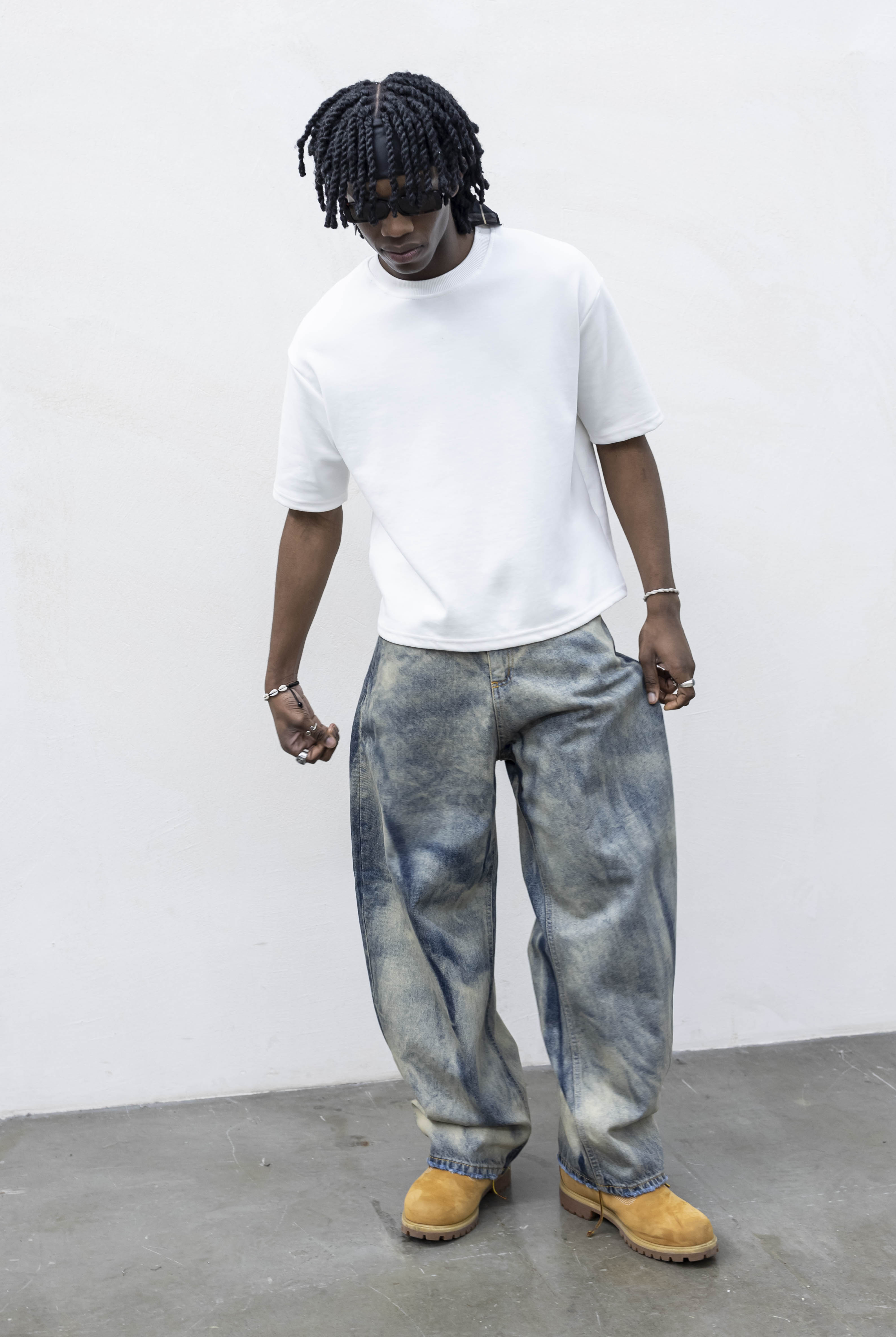 JEANS BALOON PRESENT BLUE